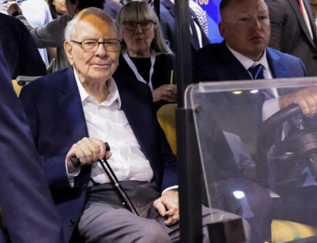 berkshire hathaway chairman warren buffett attends the berkshire hathaway inc annual shareholders meeting in omaha nebraska us may 3 2024 photo reuters