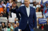 us president joe biden waves to his supporters during a campaign stop in detroit michigan us july 12 2024 photo reuters