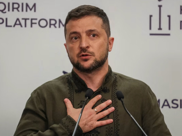 ukraine s president volodymyr zelenskiy attends a news conference amid russia s attack on ukraine in kyiv ukraine on august 23 2022 photo reuters ukraine s president volodymyr zelenskiy attends a news conference amid russia s attack on ukraine in kyiv ukraine on august 23 2022 photo reuters