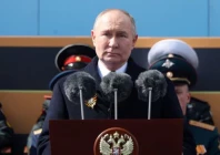 russian president vladimir putin delivers a speech during a military parade on victory day which marks the 79th anniversary of the victory over nazi germany in world war two in red square in moscow russia may 9 2024 sputnik mikhail klimentyev kremlin via photo reuters