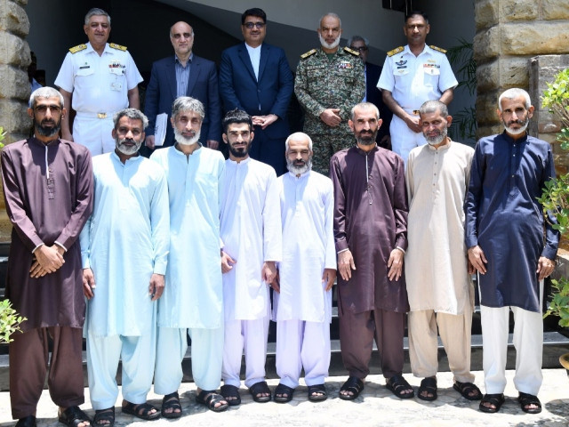 pakistan navy rescues eight iranian fishermen pakistan navy rescues eight iranian fishermen