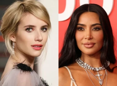 emma roberts praises kim kardashian s professionalism on set of american horror story delicate