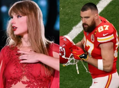 taylor swift pays tribute to travis kelce with archer pose at dublin eras tour show