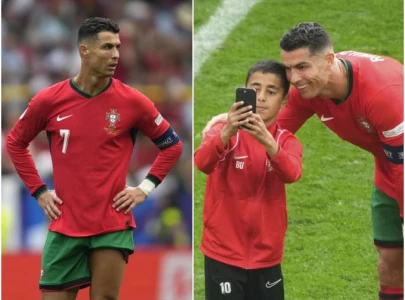 pitch perfect chaos cristiano ronaldo s night of selfies at euro 2024