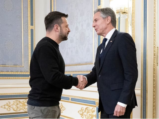 ukraine s president volodymyr zelensky greets us secretary of state antony blinken prior to their meeting in kyiv on may 14 2024 us secretary of state antony blinken arrived on may 14 2024 in kyiv on an unannounced visit to assure ukraine of continued american support and the flow photo reuters ukraine s president volodymyr zelensky greets us secretary of state antony blinken prior to their meeting in kyiv on may 14 2024 us secretary of state antony blinken arrived on may 14 2024 in kyiv on an unannounced visit to assure ukraine of continued american support and the flow photo reuters