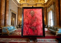 a portrait of britain s king charles by artist jonathan yeo is pictured at buckingham palace london britain may 14 2024 aaron chown pool via reuters photo