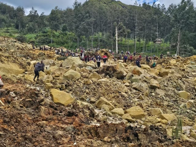 view of the damage after a landslide in maip mulitaka enga province papua new guinea may 24 2024 photo reuters view of the damage after a landslide in maip mulitaka enga province papua new guinea may 24 2024 photo reuters