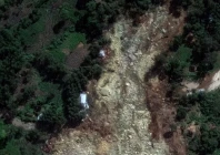 a satellite image shows buried homes after the landslide in yambali village enga province papua new guinea may 27 2024 maxar technologies handout photo via reuters
