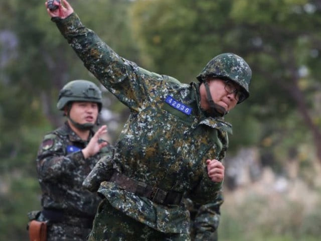 taiwanese troops engaging in combat training at taipei photo reuters taiwanese troops engaging in combat training at taipei photo reuters