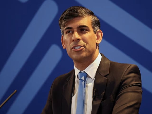 british prime minister rishi sunak speaks during a conservative general election campaign event in edinburgh scotland britain june 24 2024 photo reuters