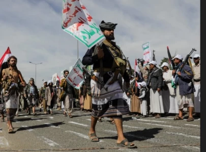 houthi missile strikes set ship ablaze injure one crew us military says