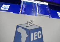 the result board at the national results operation centre of the electoral commission of south africa iec which serves as an operational hub where results of the national election are displayed in midrand south africa may 30 2024 photo reuters