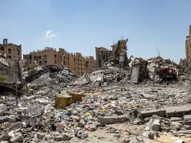 the foreign secretary said israel s actions in gaza continued to lead to widespread destruction photo bbc