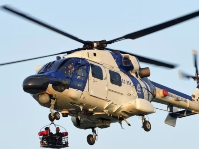 an indian coast guard helicopter photo afp