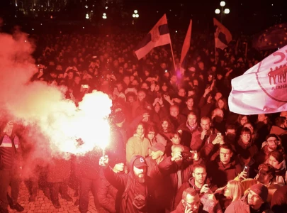 thousands protest in belgrade to demand annulment of elections thousands protest in belgrade to demand annulment of elections