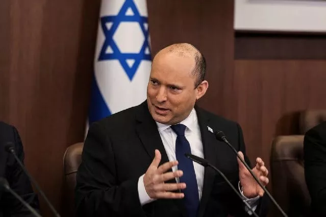israeli prime minister naftali bennett chairs the weekly cabinet meeting at the prime minister s office in jerusalem february 13 2022 photo reuters israeli prime minister naftali bennett chairs the weekly cabinet meeting at the prime minister s office in jerusalem february 13 2022 photo reuters