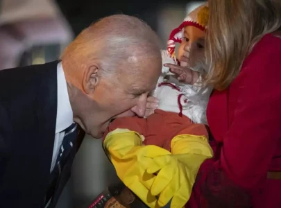 biden bites baby a last week of us election oddities