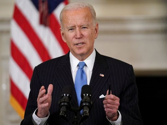 us president joe biden speaks about the administration s response to the coronavirus disease covid 19 pandemic at the white house in washington us march 2 2021 photo reuters