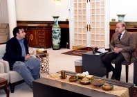 foreign minister bilawal bhutto zardari calls on prime minister shehbaz sharif in islamabad on february 15 2023 photo pid