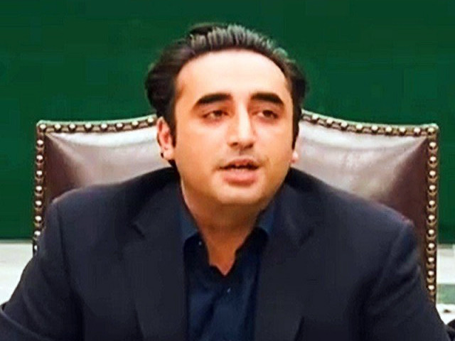 pakistan peoples party ppp chairman bilawal bhutto addressing a press conference in karachi on december 8 2021 screengrab