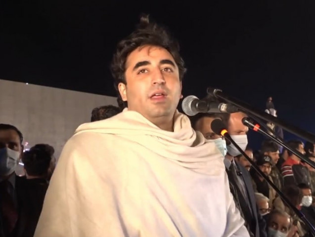 bilawal bhutto zardari addresses pdm rally in lahore screengrab bilawal bhutto zardari addresses pdm rally in lahore screengrab