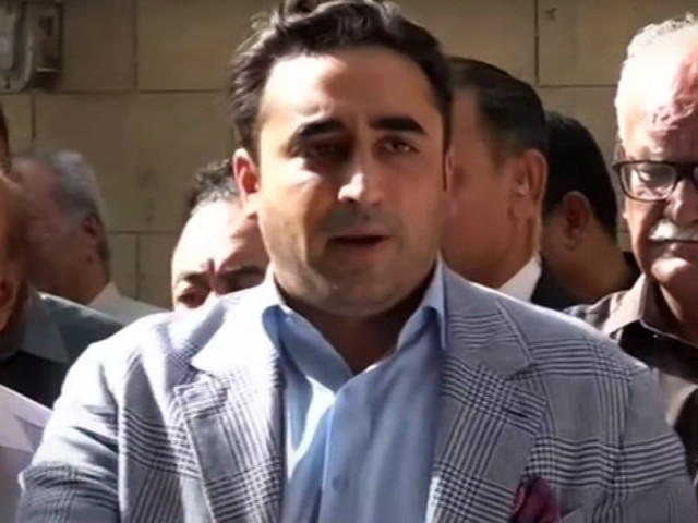 pakistan peoples party ppp chairman bilawal bhutto zardari bilawal bhutto zardari talking to the media in karachi on september 8 2023 screengrab pakistan peoples party ppp chairman bilawal bhutto zardari bilawal bhutto zardari talking to the media in karachi on september 8 2023 screengrab