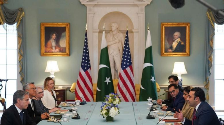 us secretary of state antony blinken meets with foreign minister bilawal bhutto zardari at the state department on september 26 2022 photo afp file