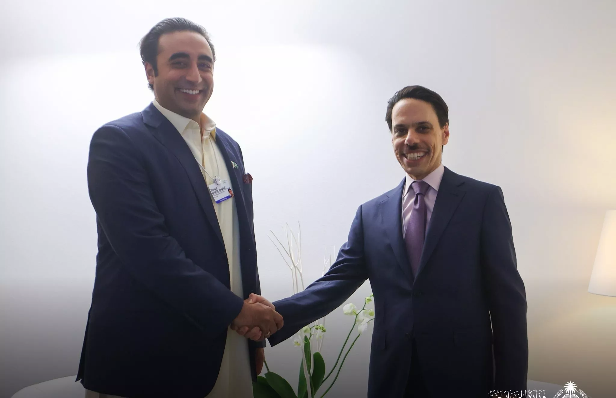 foreign minister bilawal bhutto zardari and his saudi counterpart prince faisal bin farhan al saud in davos on may 25 2022 photo twitter bilawalbhutto foreign minister bilawal bhutto zardari and his saudi counterpart prince faisal bin farhan al saud in davos on may 25 2022 photo twitter bilawalbhutto