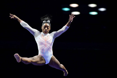 biles returns to competition with historic vault biles returns to competition with historic vault