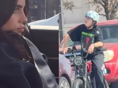 billie eilish posts video of biker wearing merch shirt fans go wild