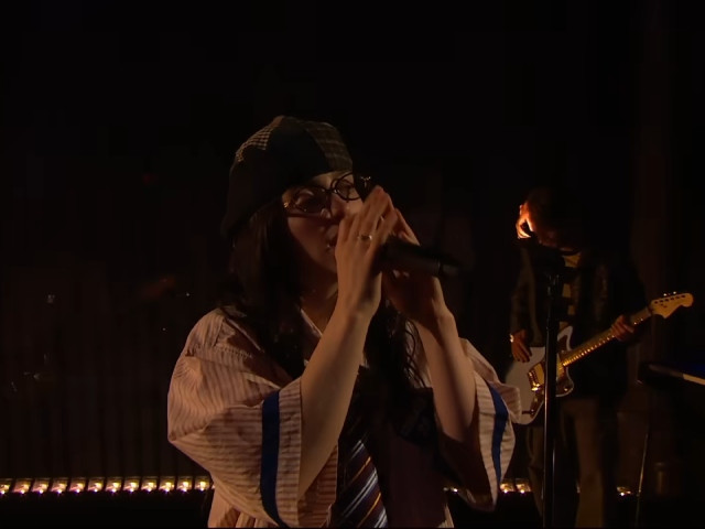 billie eilish performs new song lunch talks album hit me hard and soft on stephen colbert billie eilish performs new song lunch talks album hit me hard and soft on stephen colbert