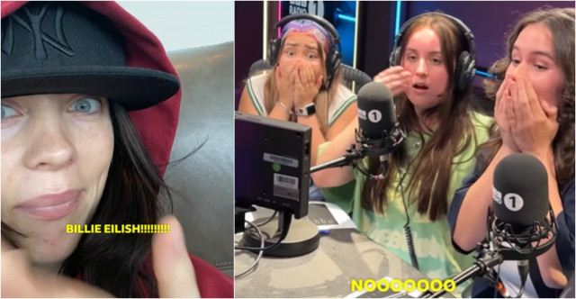 billie eilish surprises biggest fans with hit me hard and soft listening party call