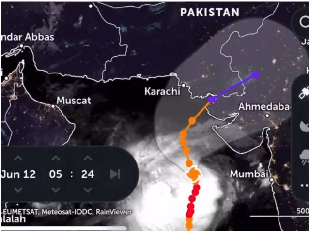 extremely severe cyclonic storm biparjoy developing path based on international weather models photo ndma screengrab