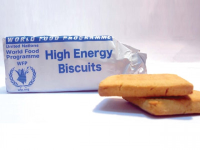 un donor agency s biscuits selling for low prices