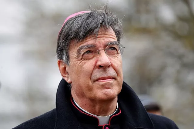 french archbishop of paris michel aupetit attends the annual good friday stations of the cross procession in the gardens of the montmartre s sacre coeur basilica in paris france march 30 2018 photo reuters french archbishop of paris michel aupetit attends the annual good friday stations of the cross procession in the gardens of the montmartre s sacre coeur basilica in paris france march 30 2018 photo reuters