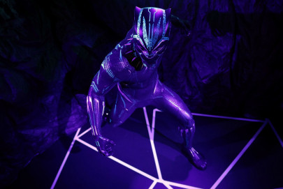 black panther wax figure unveiled at madame tussauds