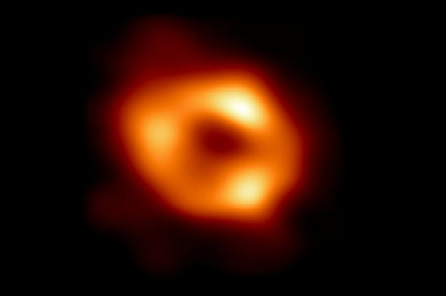 this is the first image of sagittarius a or sgr a for short the supermassive black hole at the center of our galaxy photo reuters