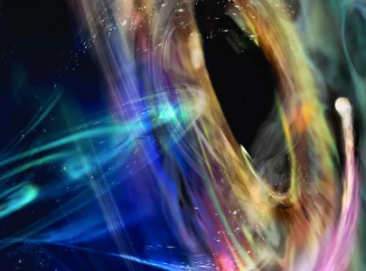 a strange black hole is acting even stranger