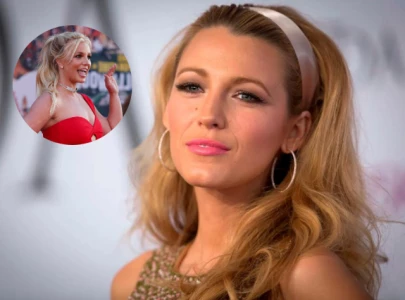 blake lively channels britney spears in iconic versace gown at it ends with us premiere
