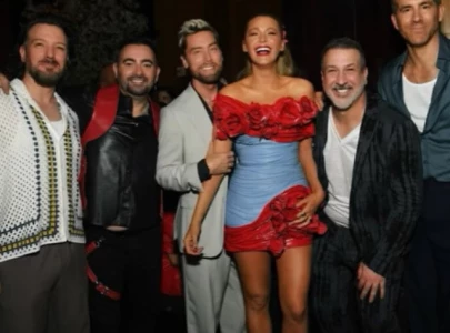 blake lively meets nsync at deadpool wolverine premiere says she s the happiest human ever