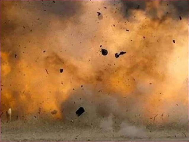 blast in k p s bajaur claims two lives