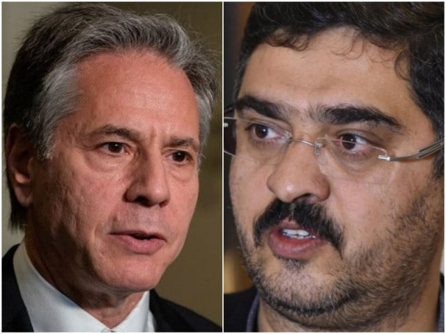 us secretary of state antony blinken l and caretaker prime minister of pakistan anwaarul haq kakar r photo file us secretary of state antony blinken l and caretaker prime minister of pakistan anwaarul haq kakar r photo file