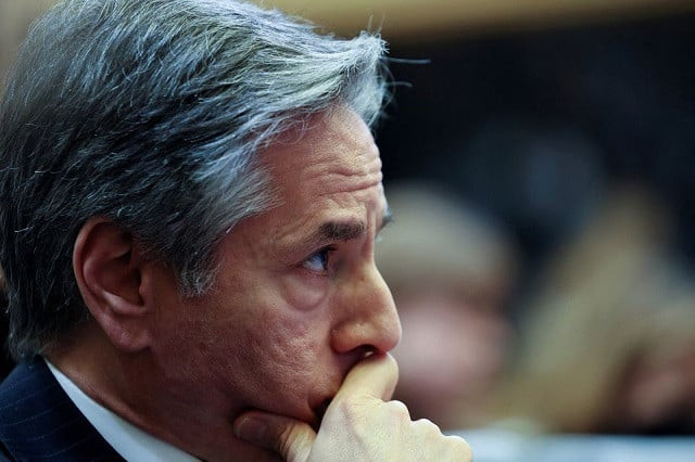 us secretary of state antony blinken attends a european union leaders summit amid russia s invasion of ukraine in brussels belgium march 24 2022 photo reuters us secretary of state antony blinken attends a european union leaders summit amid russia s invasion of ukraine in brussels belgium march 24 2022 photo reuters
