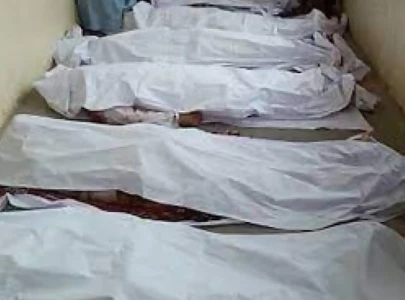 five bodies bound to pylon found in chaghi