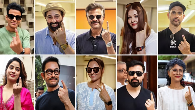 bollywood stars cast their vote in indian election bollywood stars cast their vote in indian election