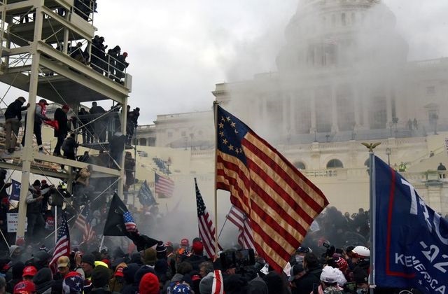 supporters of us president donald trump protest in front of the us capitol building in washington us january 6 2021 photo reuters