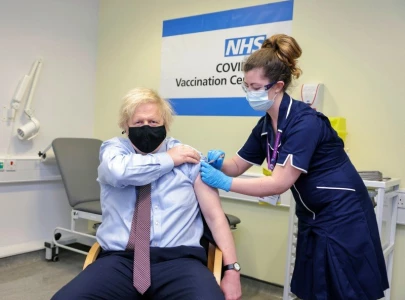 uk pm johnson gets his first dose of astrazeneca vaccine