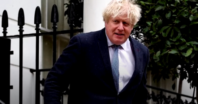former british prime minister boris johnson leaves his home in london on march 21 2023 photo reuters former british prime minister boris johnson leaves his home in london on march 21 2023 photo reuters
