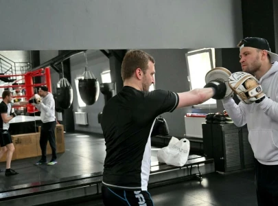 in kyiv boxing gyms offer chance to ease war stress