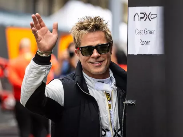 brad pitt films f1 movie during abu dhabi grand prix sparking fan reactions